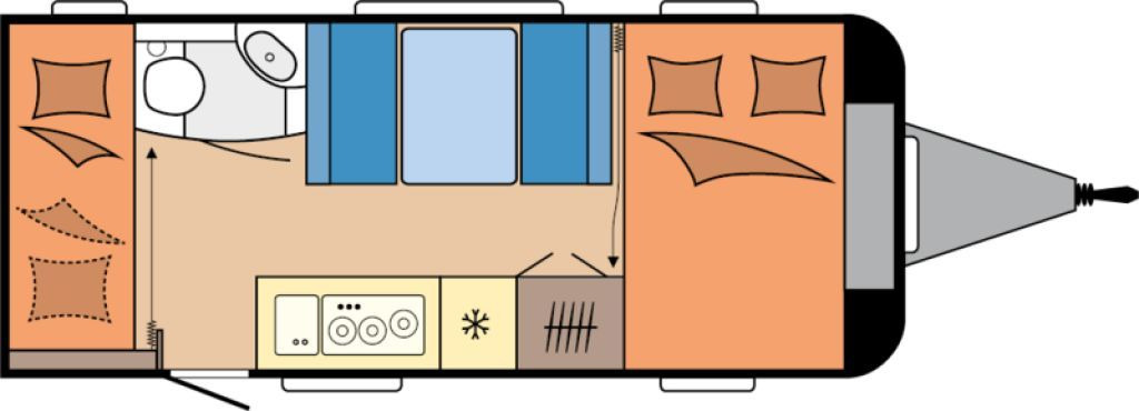 Hobby De Luxe 490 KMF 2026 GARAGE AUTARK 1800kg.+++ - Çekme karavan: fotoğraf 2 Hobby De Luxe 490 KMF 2026 GARAGE AUTARK 1800kg.+++ - Çekme karavan: fotoğraf 2