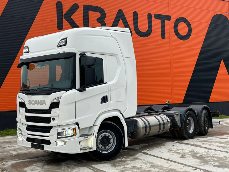 Scania G 410 6x2*4 LNG / RETARDER / CHASSIS L=6514 mm - Şasi kamyon: fotoğraf 1 Scania G 410 6x2*4 LNG / RETARDER / CHASSIS L=6514 mm - Şasi kamyon: fotoğraf 1