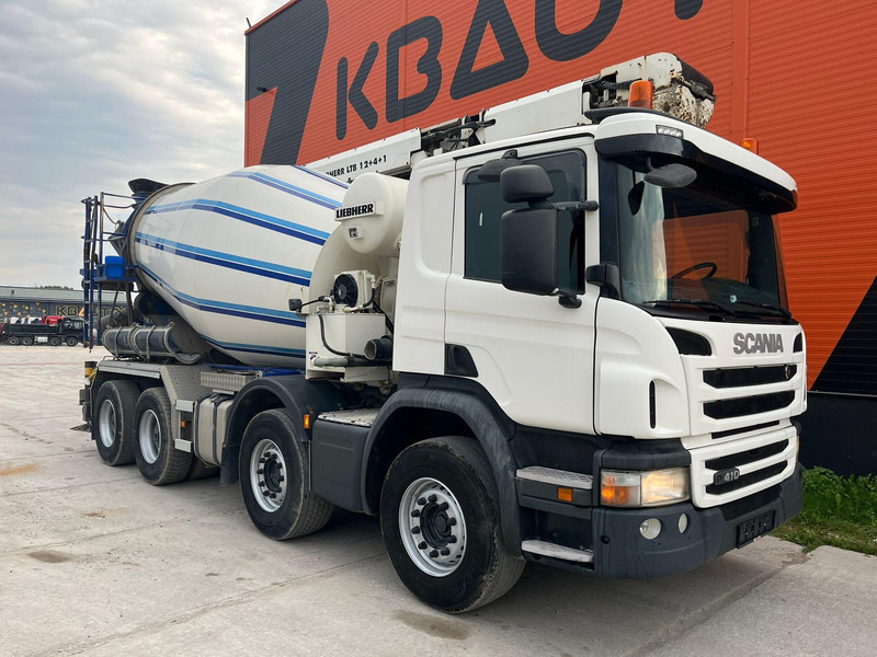 Scania P 410 8x4 LIEBHERR 9 m3 + CONVEYOR / FULL STEEL - Transmikser: fotoğraf 3 Scania P 410 8x4 LIEBHERR 9 m3 + CONVEYOR / FULL STEEL - Transmikser: fotoğraf 3