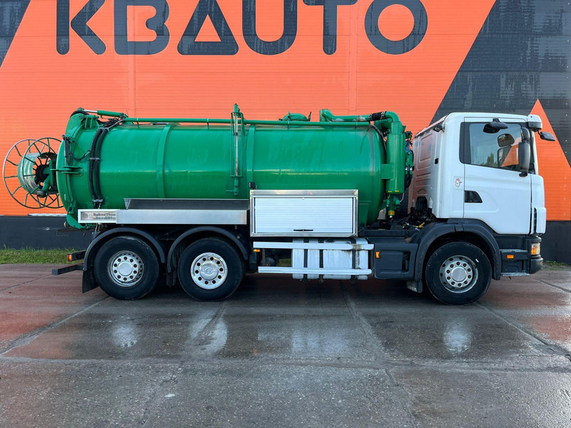 Scania R 124 6x2*4 TANK 1500 I + 13000 l / VACUUM Moro PM200 year 2015 / PRESSURE Pratissoli 500 bar / 200 l/min - Vidanjör: fotoğraf 3 Scania R 124 6x2*4 TANK 1500 I + 13000 l / VACUUM Moro PM200 year 2015 / PRESSURE Pratissoli 500 bar / 200 l/min - Vidanjör: fotoğraf 3