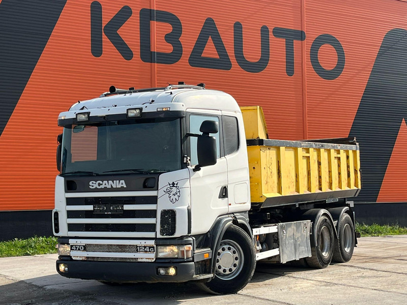 Scania R 124 6x4 BOX L=5201 mm - Damperli kamyon: fotoğraf 1 Scania R 124 6x4 BOX L=5201 mm - Damperli kamyon: fotoğraf 1