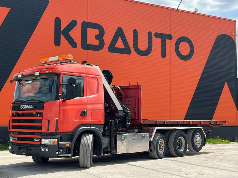 Scania R 144 8x2/4 HIAB 211EP-5 YEAR 2008 / HOOK LIFT L=5400 mm - Kancalı yükleyici kamyon, Vinçli kamyon: fotoğraf 2 Scania R 144 8x2/4 HIAB 211EP-5 YEAR 2008 / HOOK LIFT L=5400 mm - Kancalı yükleyici kamyon, Vinçli kamyon: fotoğraf 2