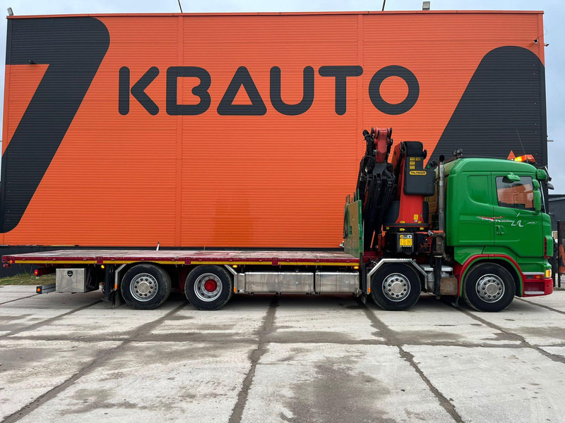 Scania R 480 8x2*6 PK 65002 + JIB / PLATFORM L=7518 mm - Sal/ Açık kasa kamyon, Vinçli kamyon: fotoğraf 5 Scania R 480 8x2*6 PK 65002 + JIB / PLATFORM L=7518 mm - Sal/ Açık kasa kamyon, Vinçli kamyon: fotoğraf 5