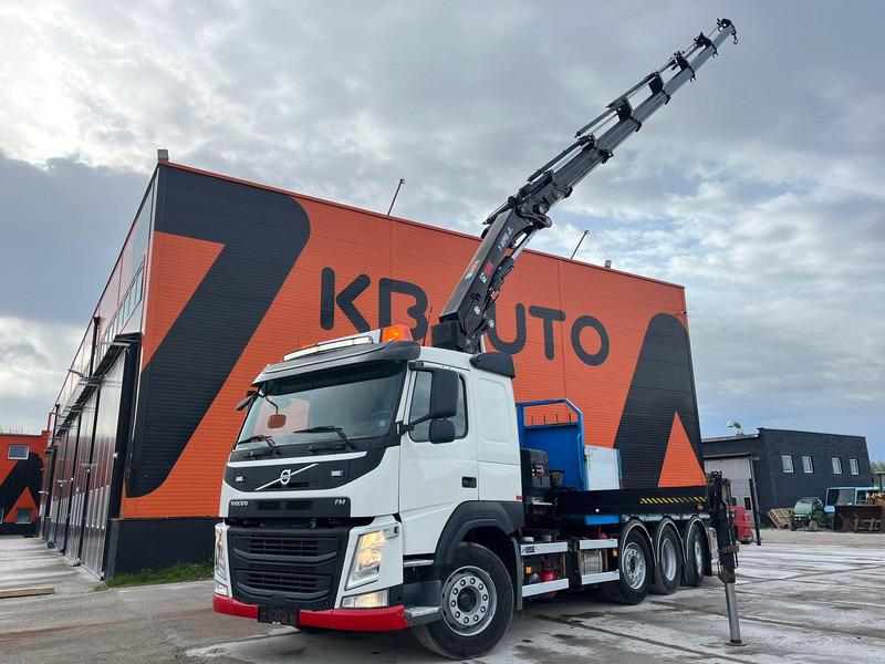 Volvo FM 460 8x2*6 HIAB 302E-6 / PLATFORM L=6721 mm - Sal/ Açık kasa kamyon, Vinçli kamyon: fotoğraf 1 Volvo FM 460 8x2*6 HIAB 302E-6 / PLATFORM L=6721 mm - Sal/ Açık kasa kamyon, Vinçli kamyon: fotoğraf 1