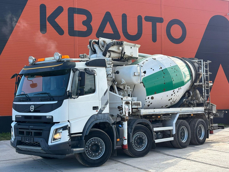 Volvo FMX 500 8x4 PUMI 24-3 - 24 m - 2303 hours / 7 m3 / FULL STEEL - Transmikser: fotoğraf 2 Volvo FMX 500 8x4 PUMI 24-3 - 24 m - 2303 hours / 7 m3 / FULL STEEL - Transmikser: fotoğraf 2