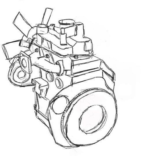 Komatsu 4D84 - Motor - İş makinaları: fotoğraf 1 Komatsu 4D84 - Motor - İş makinaları: fotoğraf 1