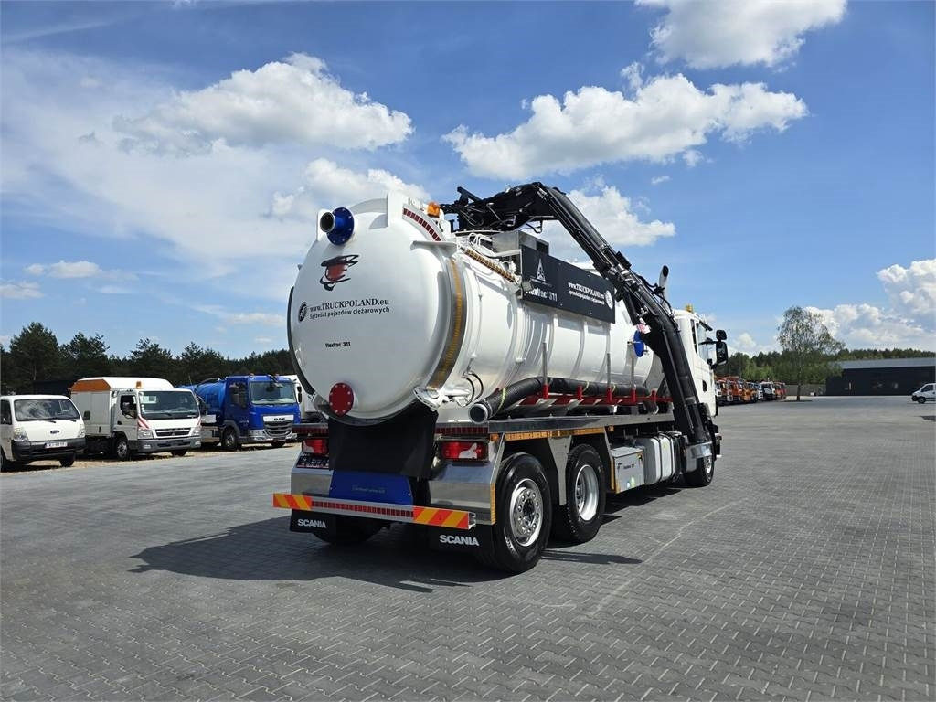 Atık toplama taşıt/ Özel amaçlı taşıt Scania Saugbagger Larsen FlexVac 311 Vacuum suction loade: fotoğraf 22