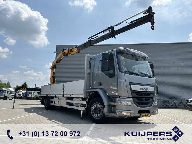 DAF LF 310 FA / Effer 175.2/3s Crane / 728 dkm / Flat Bed / APK TUV 10-25 - Vinçli kamyon: fotoğraf 1 DAF LF 310 FA / Effer 175.2/3s Crane / 728 dkm / Flat Bed / APK TUV 10-25 - Vinçli kamyon: fotoğraf 1