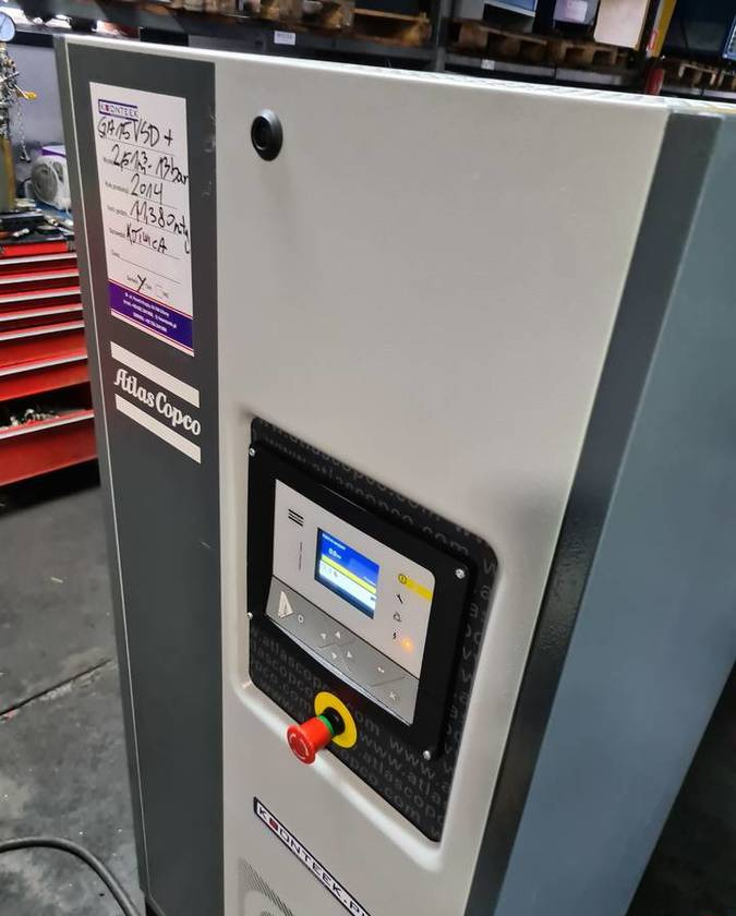 Kompresor śrubowy Atlas Copco GA 15 VSD ff + - Hava kompresörü: fotoğraf 1 Kompresor śrubowy Atlas Copco GA 15 VSD ff + - Hava kompresörü: fotoğraf 1
