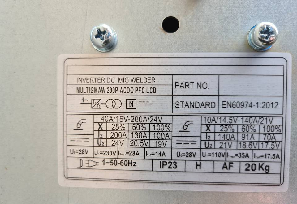 Spawarka WELDKAR MULTIGMAW Mig, Mag, Mma, Tig 200 A - Kaynak ekipmanları: fotoğraf 4 Spawarka WELDKAR MULTIGMAW Mig, Mag, Mma, Tig 200 A - Kaynak ekipmanları: fotoğraf 4