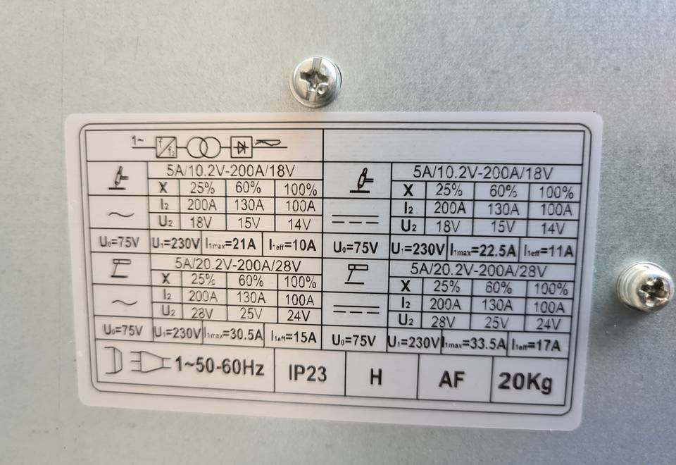 Spawarka WELDKAR MULTIGMAW Mig, Mag, Mma, Tig 200 A - Kaynak ekipmanları: fotoğraf 5 Spawarka WELDKAR MULTIGMAW Mig, Mag, Mma, Tig 200 A - Kaynak ekipmanları: fotoğraf 5