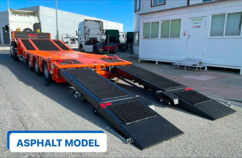Yeni Alçak çerçeveli platform dorse GVN Trailer 3 AXLE HYDRAULIC PLATFORM LOWBED: fotoğraf 10