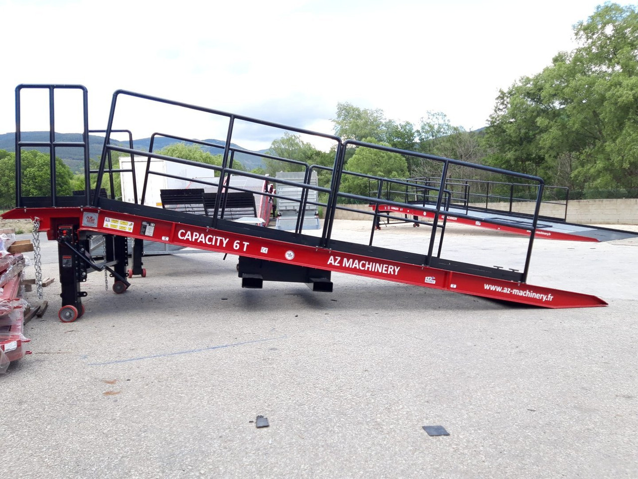AZ RAMP-PRIME XS-8 RL. Industrial Mobil Loading Ramp with lateral rail guard - Yükleme rampası: fotoğraf 4 AZ RAMP-PRIME XS-8 RL. Industrial Mobil Loading Ramp with lateral rail guard - Yükleme rampası: fotoğraf 4