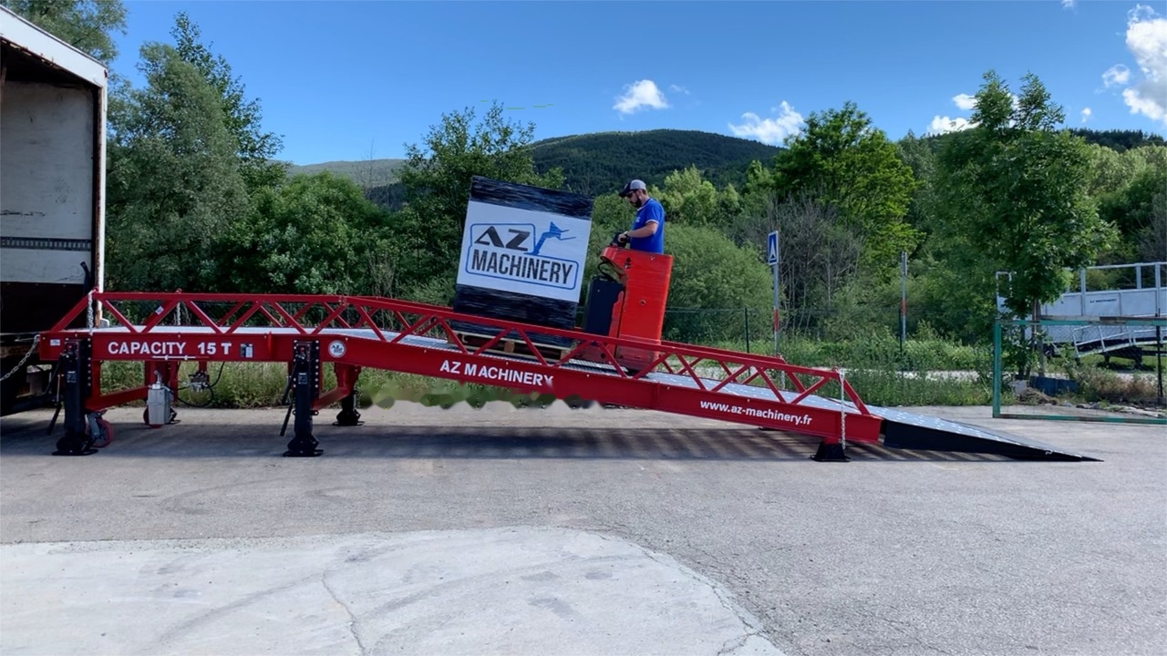 Yeni Yükleme rampası AZ RAMP STAR- 10T-ZR mobile loading ramp: fotoğraf 13
