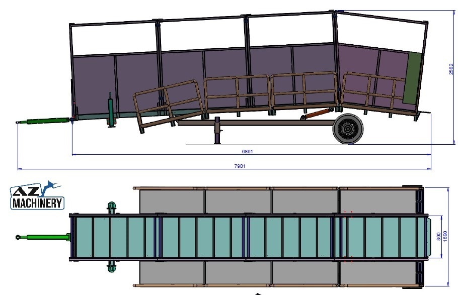 AZ RAMP TOP AGRI mobile loading ramp - Yükleme rampası: fotoğraf 4 AZ RAMP TOP AGRI mobile loading ramp - Yükleme rampası: fotoğraf 4