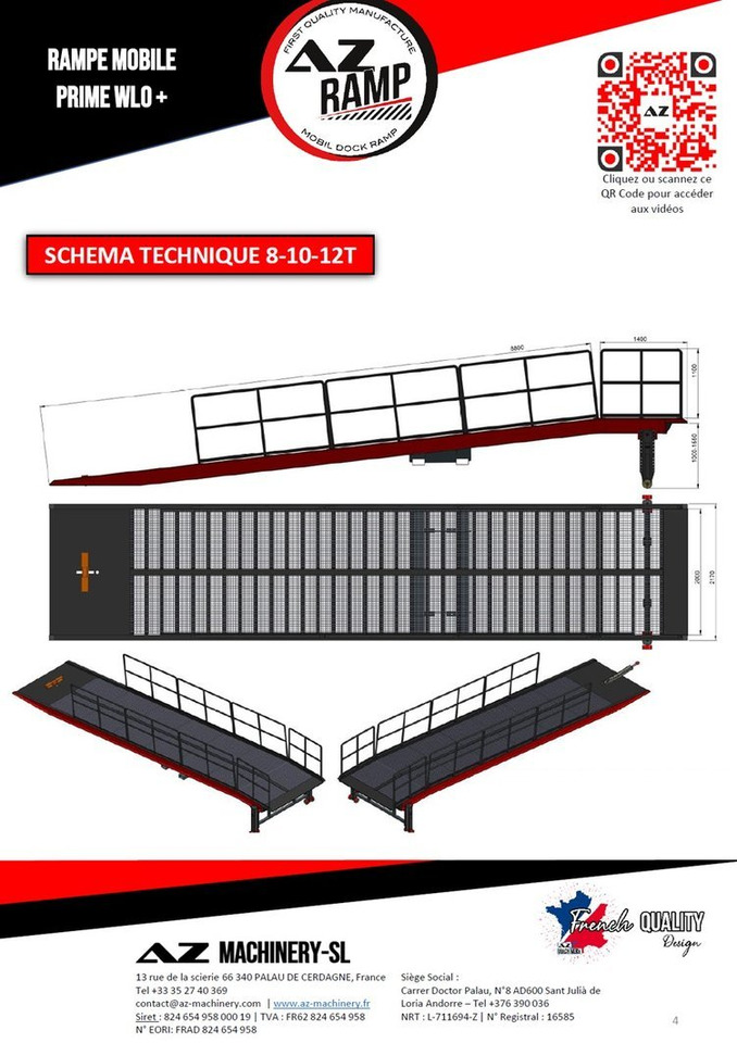 **RENTAL 12-24-36 Month** AZ RAMP-PRIME PRIME WLO + 8 . Industrial Mobil Loading Ramp - Yükleme rampası: fotoğraf 5 **RENTAL 12-24-36 Month** AZ RAMP-PRIME PRIME WLO + 8 . Industrial Mobil Loading Ramp - Yükleme rampası: fotoğraf 5