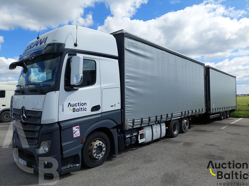 Mercedes-Benz Actros - Tenteli kamyon: fotoğraf 2 Mercedes-Benz Actros - Tenteli kamyon: fotoğraf 2