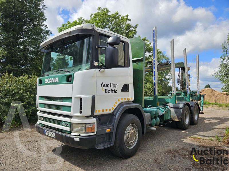 Scania R 124 GB - Orman römorku: fotoğraf 1 Scania R 124 GB - Orman römorku: fotoğraf 1