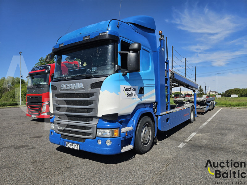 Scania R 450 - Araba taşıyıcı kamyon: fotoğraf 1 Scania R 450 - Araba taşıyıcı kamyon: fotoğraf 1