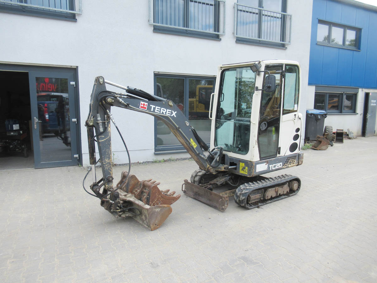 Terex TC20 hydr. Schwenklöffel - Mini ekskavatör: fotoğraf 1 Terex TC20 hydr. Schwenklöffel - Mini ekskavatör: fotoğraf 1