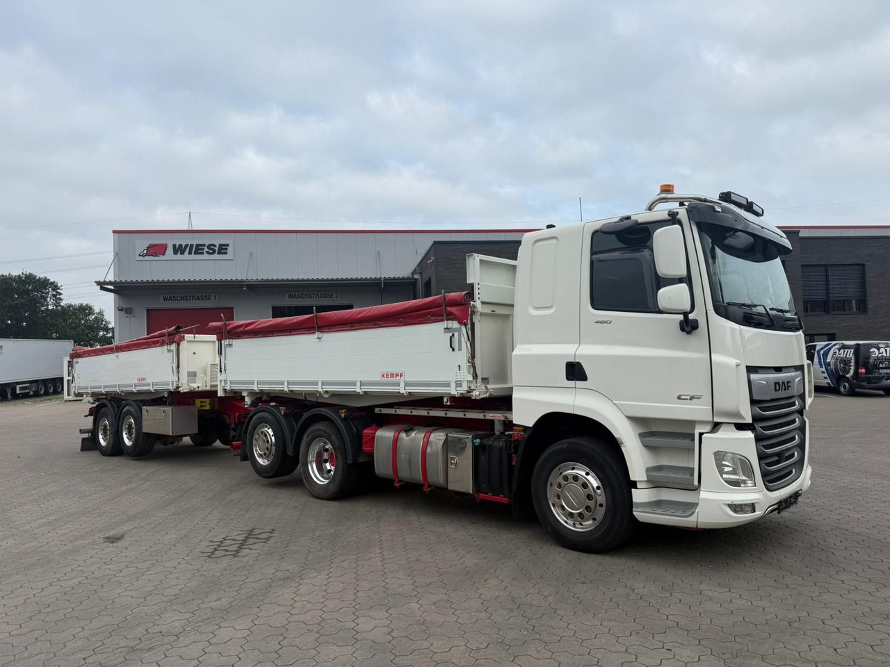DAF CF 480 FAN 6x2 Dreiseitenkipper Inkl. Anhänger - Damperli kamyon: fotoğraf 1 DAF CF 480 FAN 6x2 Dreiseitenkipper Inkl. Anhänger - Damperli kamyon: fotoğraf 1