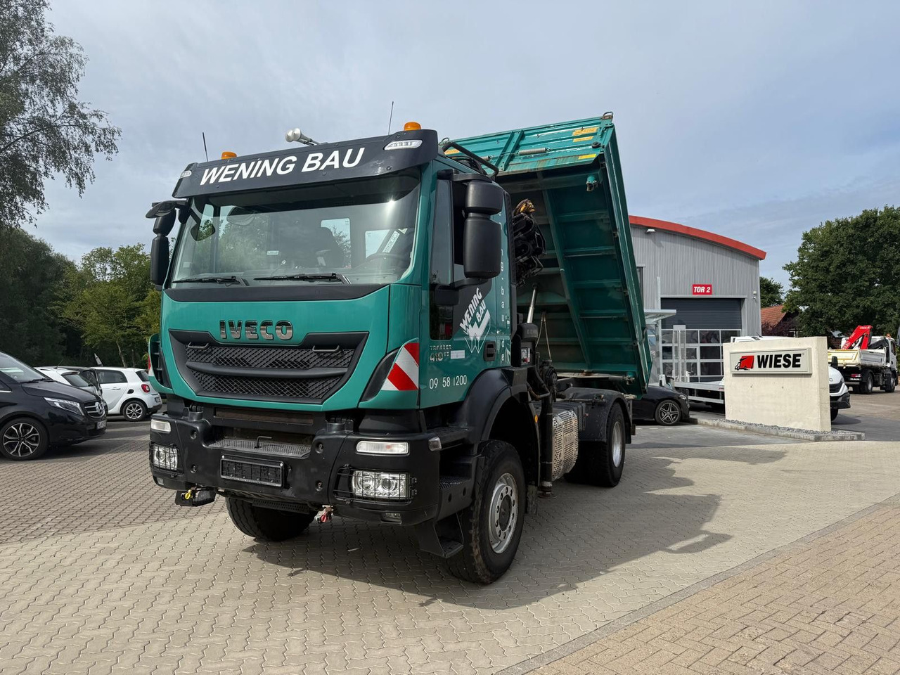 Iveco AD190 T/W Trakker 410 4x4 Allrad Kran KipperHIAB - Damperli kamyon, Vinçli kamyon: fotoğraf 3 Iveco AD190 T/W Trakker 410 4x4 Allrad Kran KipperHIAB - Damperli kamyon, Vinçli kamyon: fotoğraf 3