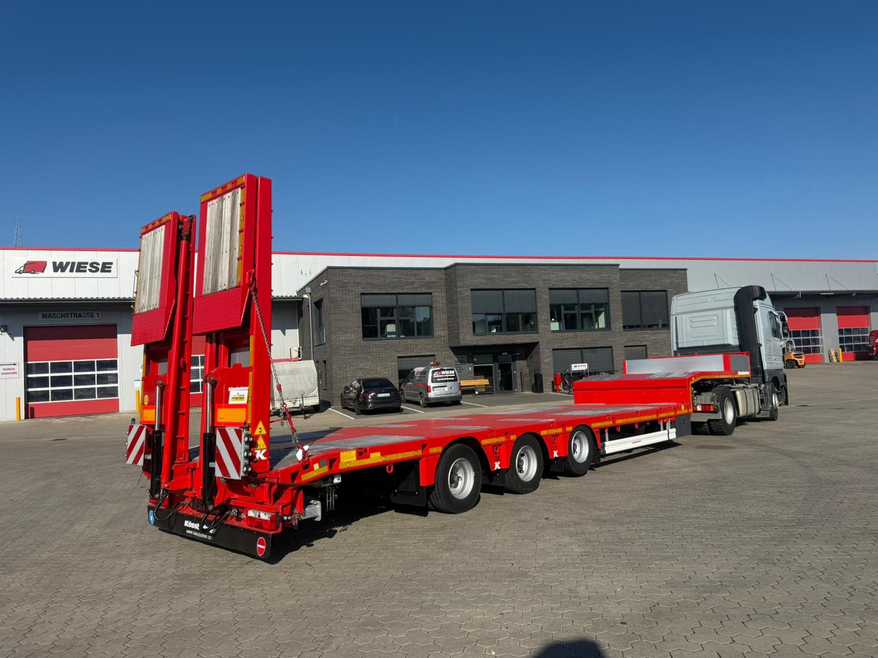 Kässbohrer K.SLA 3 / 1N-18/30 Ausziehbarer Tieflader - Alçak çerçeveli platform dorse: fotoğraf 3 Kässbohrer K.SLA 3 / 1N-18/30 Ausziehbarer Tieflader - Alçak çerçeveli platform dorse: fotoğraf 3