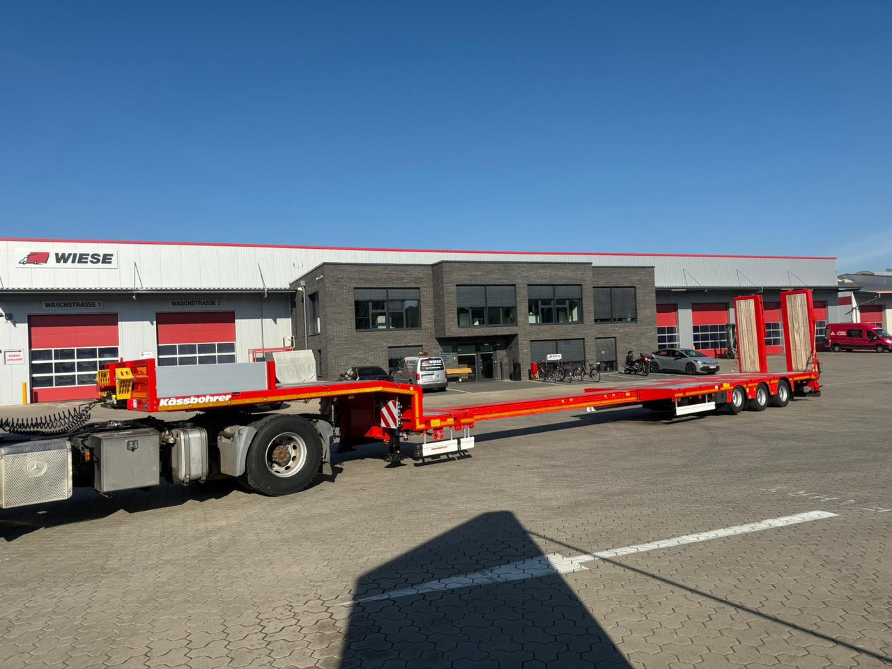 Kässbohrer K.SLA 3 / 1N-18/30 Ausziehbarer Tieflader - Alçak çerçeveli platform dorse: fotoğraf 5 Kässbohrer K.SLA 3 / 1N-18/30 Ausziehbarer Tieflader - Alçak çerçeveli platform dorse: fotoğraf 5