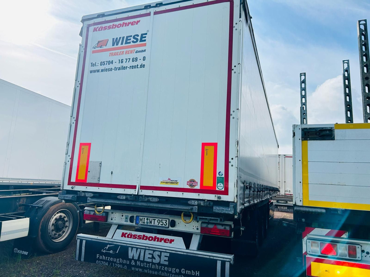 Kässbohrer Schiebeplanen Auflieger - Tenteli dorse: fotoğraf 2 Kässbohrer Schiebeplanen Auflieger - Tenteli dorse: fotoğraf 2