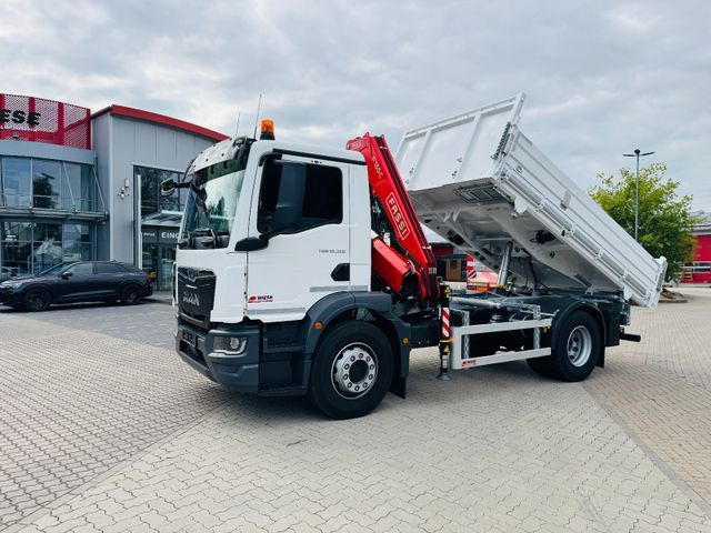 MAN 18.320 4x4 mit Fassi Ladekran Sofort Verfügbar - Damperli kamyon, Vinçli kamyon: fotoğraf 3 MAN 18.320 4x4 mit Fassi Ladekran Sofort Verfügbar - Damperli kamyon, Vinçli kamyon: fotoğraf 3