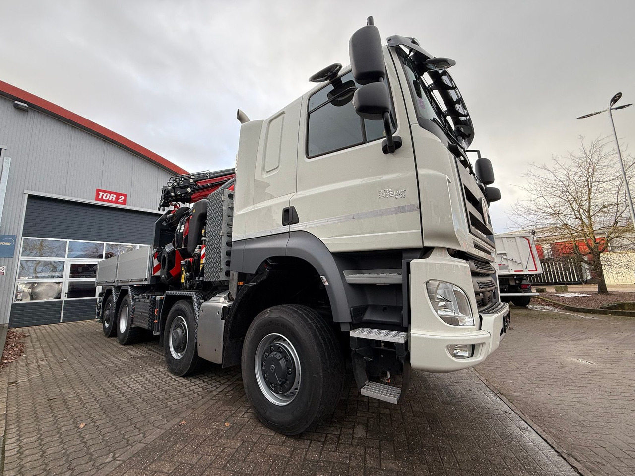 Sal/ Açık kasa kamyon, Vinçli kamyon Tatra 41.500 8x8 Phoenix Fassi F710 Kran: fotoğraf 15