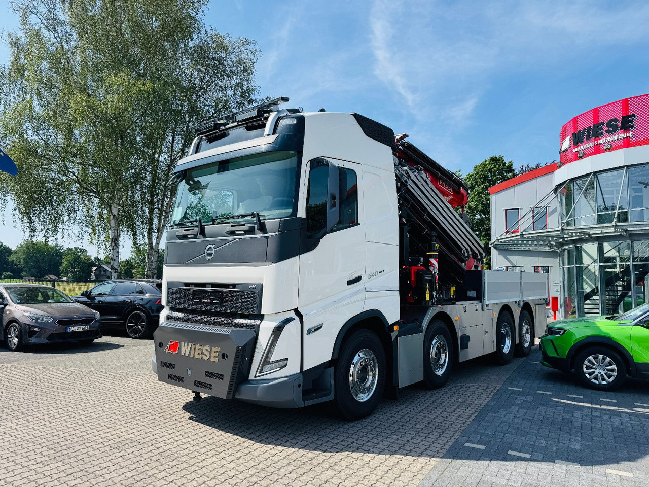 Sal/ Açık kasa kamyon, Vinçli kamyon Volvo FH 540 mit Fassi F2150RAL Fly Jib + Winde: fotoğraf 9