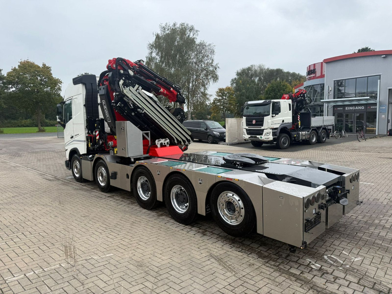 Volvo FH540 10x4 mit F1150 Ladekran, Sattelzugmaschine - Sal/ Açık kasa kamyon, Vinçli kamyon: fotoğraf 3 Volvo FH540 10x4 mit F1150 Ladekran, Sattelzugmaschine - Sal/ Açık kasa kamyon, Vinçli kamyon: fotoğraf 3