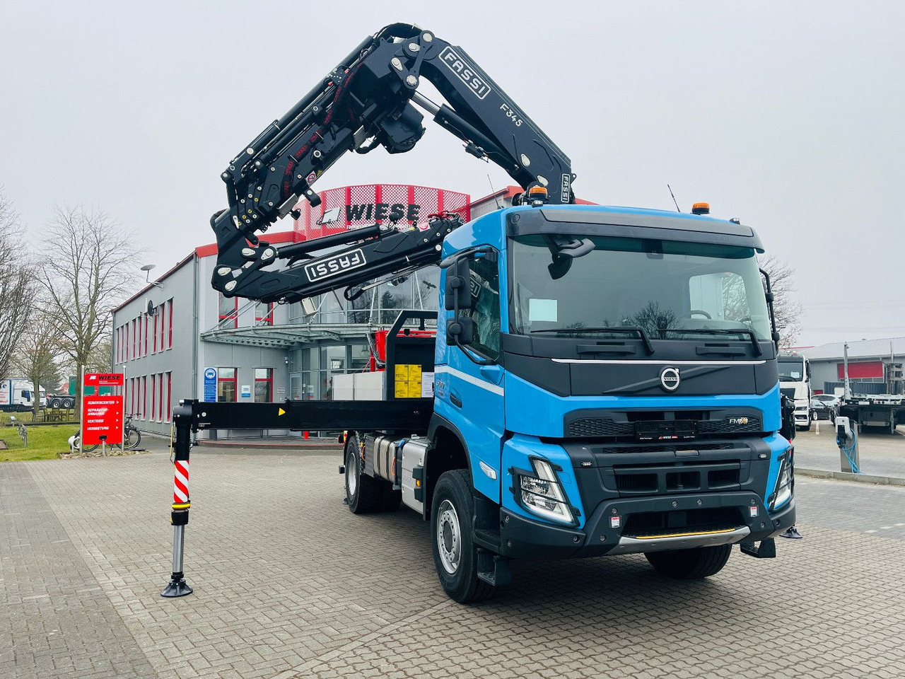 Volvo FMX 500 inkl. F345RB.2.24 & L324 +V20 & Korb - Sal/ Açık kasa kamyon, Vinçli kamyon: fotoğraf 5 Volvo FMX 500 inkl. F345RB.2.24 & L324 +V20 & Korb - Sal/ Açık kasa kamyon, Vinçli kamyon: fotoğraf 5