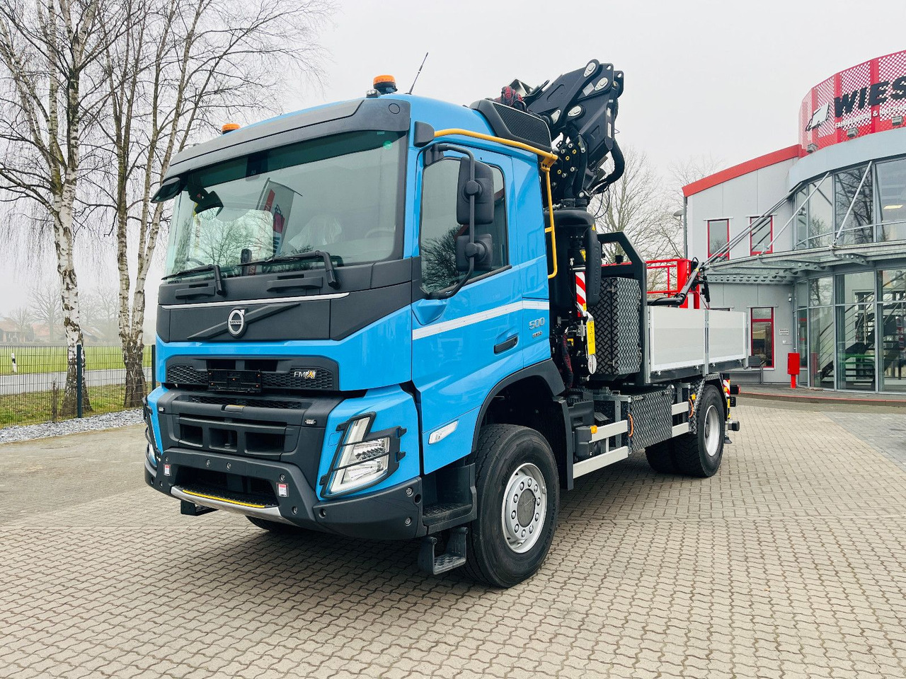 Volvo FMX 500 inkl. F345RB.2.24 & L324 +V20 & Korb - Sal/ Açık kasa kamyon, Vinçli kamyon: fotoğraf 1 Volvo FMX 500 inkl. F345RB.2.24 & L324 +V20 & Korb - Sal/ Açık kasa kamyon, Vinçli kamyon: fotoğraf 1