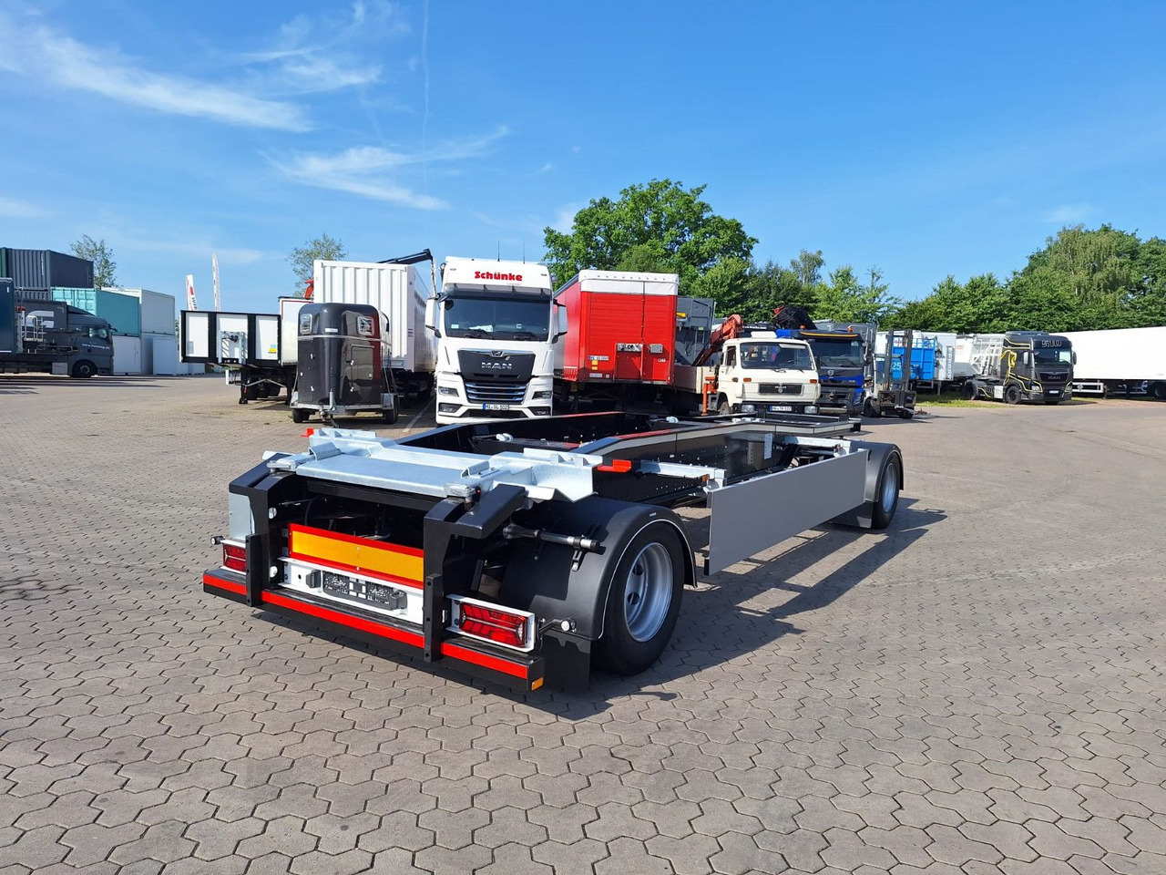 Wiese Abrollanhänger Schlittenanhänger - Kancali yükleyici/ Hidrolift römork: fotoğraf 3 Wiese Abrollanhänger Schlittenanhänger - Kancali yükleyici/ Hidrolift römork: fotoğraf 3