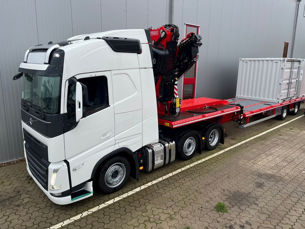 Wiese Stufensattel Tieflader mit Kran Fassi F545 - Açık/ Sal dorse: fotoğraf 5 Wiese Stufensattel Tieflader mit Kran Fassi F545 - Açık/ Sal dorse: fotoğraf 5