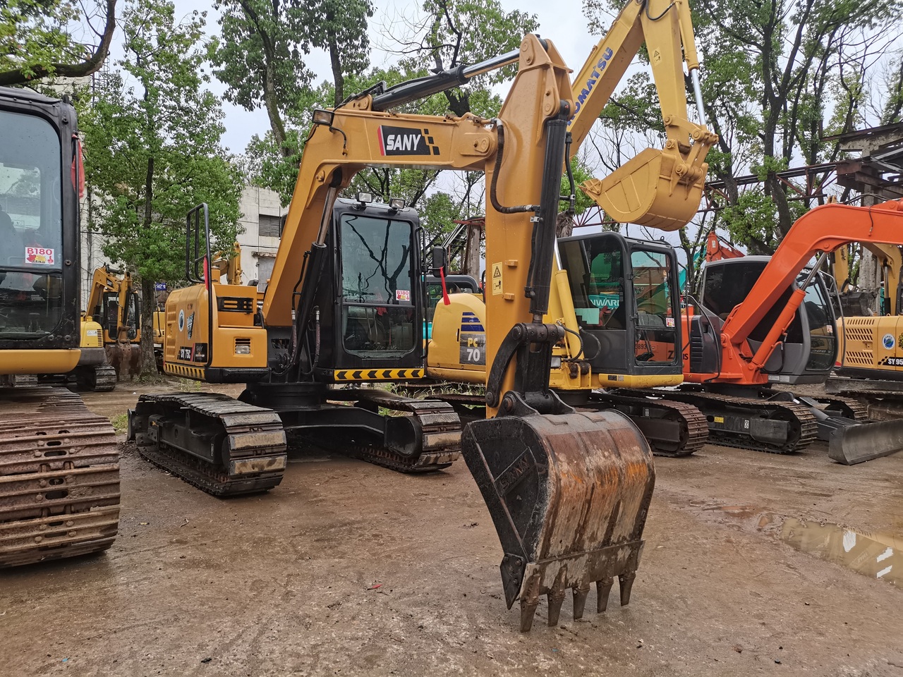 SANY SY75C - Mini ekskavatör: fotoğraf 2 SANY SY75C - Mini ekskavatör: fotoğraf 2