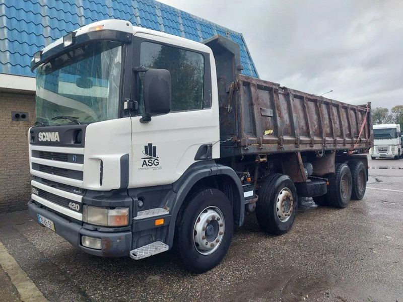 Scania P124-420 8x4 Kipper Steel - Damperli kamyon: fotoğraf 1 Scania P124-420 8x4 Kipper Steel - Damperli kamyon: fotoğraf 1