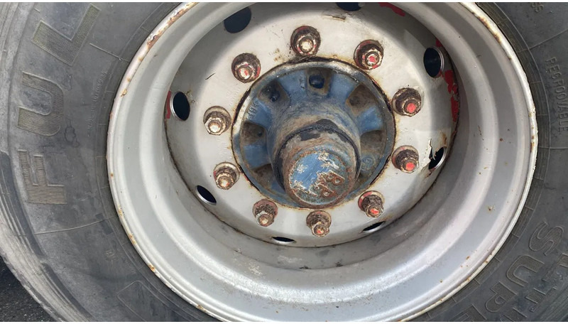 Açık/ Sal dorse Zwalve 3 BPW axle with DRUM brake: fotoğraf 6