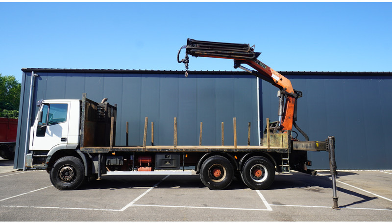 Iveco EUROTRAKKER CURSOR 350 6X4 FLATBED WITH PALFINGER PK 20002 CRANE - Vinçli kamyon: fotoğraf 1 Iveco EUROTRAKKER CURSOR 350 6X4 FLATBED WITH PALFINGER PK 20002 CRANE - Vinçli kamyon: fotoğraf 1