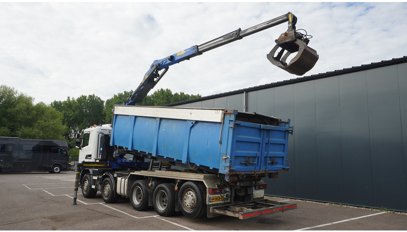 Scania G 490 10X4 CABLE SYSTEM TRUCK WITH PALFINGER Q180Z95TR CRANE - Vinçli kamyon: fotoğraf 3 Scania G 490 10X4 CABLE SYSTEM TRUCK WITH PALFINGER Q180Z95TR CRANE - Vinçli kamyon: fotoğraf 3