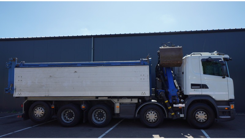 Scania G 490 10X4 CABLE SYSTEM TRUCK WITH PALFINGER Q180Z95TR CRANE - Vinçli kamyon: fotoğraf 4 Scania G 490 10X4 CABLE SYSTEM TRUCK WITH PALFINGER Q180Z95TR CRANE - Vinçli kamyon: fotoğraf 4