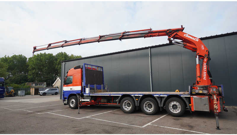 Volvo FM 450 8X4 FLATBED WITH GORMACH 3400E6 CRANE - Vinçli kamyon: fotoğraf 3 Volvo FM 450 8X4 FLATBED WITH GORMACH 3400E6 CRANE - Vinçli kamyon: fotoğraf 3