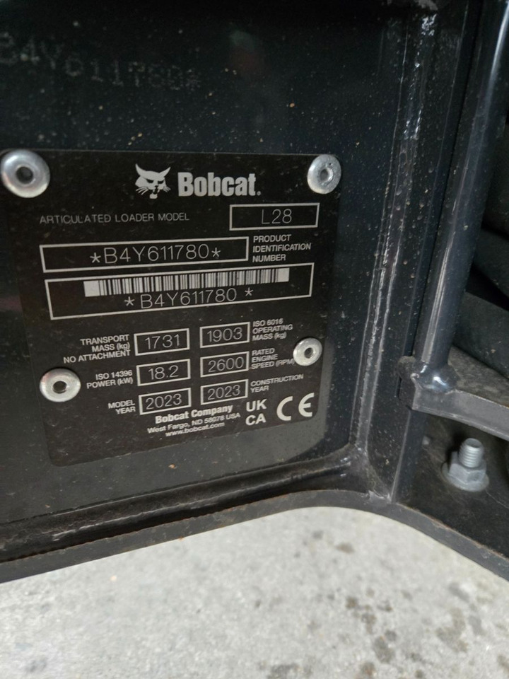 Bobcat L28 NEW NEW NEW - Tekerlekli yükleyici: fotoğraf 2 Bobcat L28 NEW NEW NEW - Tekerlekli yükleyici: fotoğraf 2