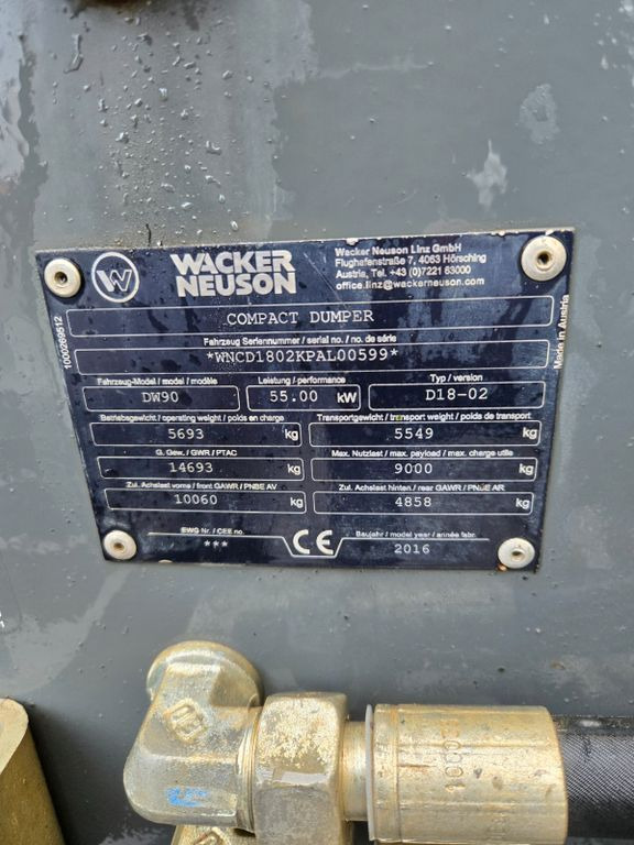 Wacker DW90 Wacker DW90 - Mini damperli kamyon: fotoğraf 3 Wacker DW90 Wacker DW90 - Mini damperli kamyon: fotoğraf 3