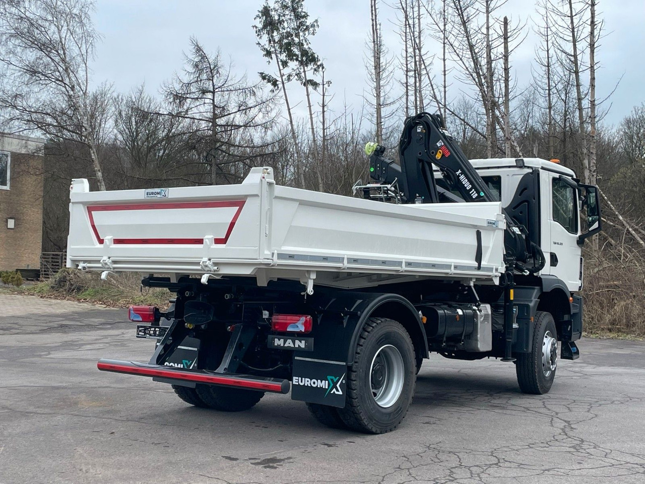 Damperli kamyon, Vinçli kamyon MAN TGM 18.320 4x4 Euro6e Hiab X-HiDuo 138DS-3: fotoğraf 18