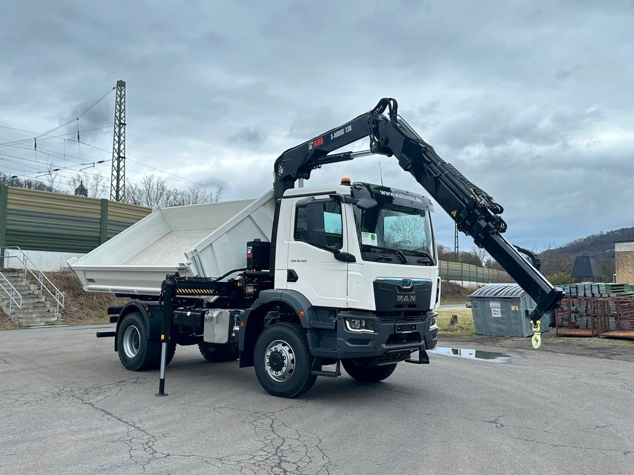 MAN TGM 18.320 4x4 Euro6e Hiab X-HiDuo 138DS-3 - Damperli kamyon, Vinçli kamyon: fotoğraf 5 MAN TGM 18.320 4x4 Euro6e Hiab X-HiDuo 138DS-3 - Damperli kamyon, Vinçli kamyon: fotoğraf 5