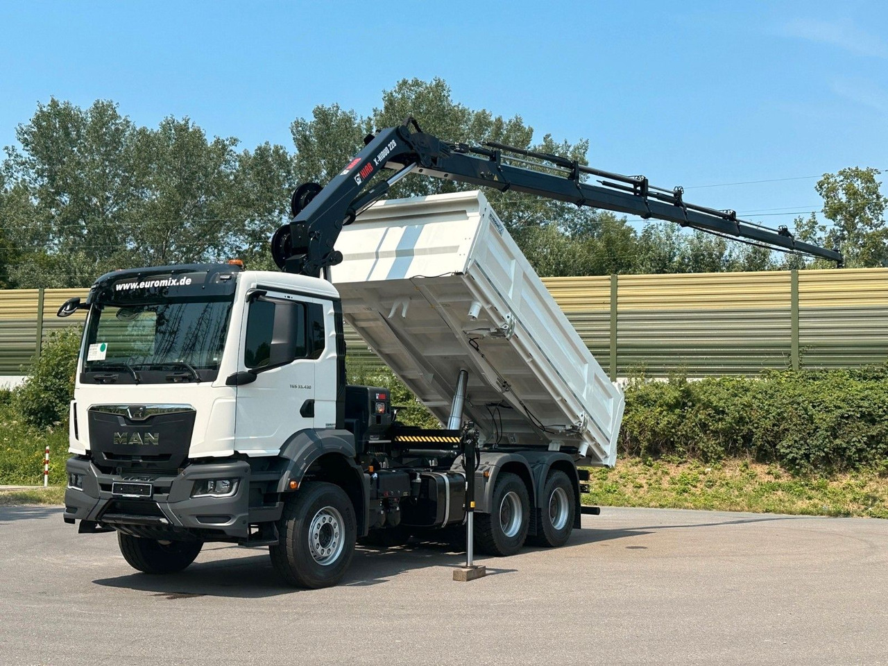 MAN TGS 33.440 6x4 /3-Seiten- Kipper / HIAB 228-6 - Damperli kamyon, Vinçli kamyon: fotoğraf 1 MAN TGS 33.440 6x4 /3-Seiten- Kipper / HIAB 228-6 - Damperli kamyon, Vinçli kamyon: fotoğraf 1