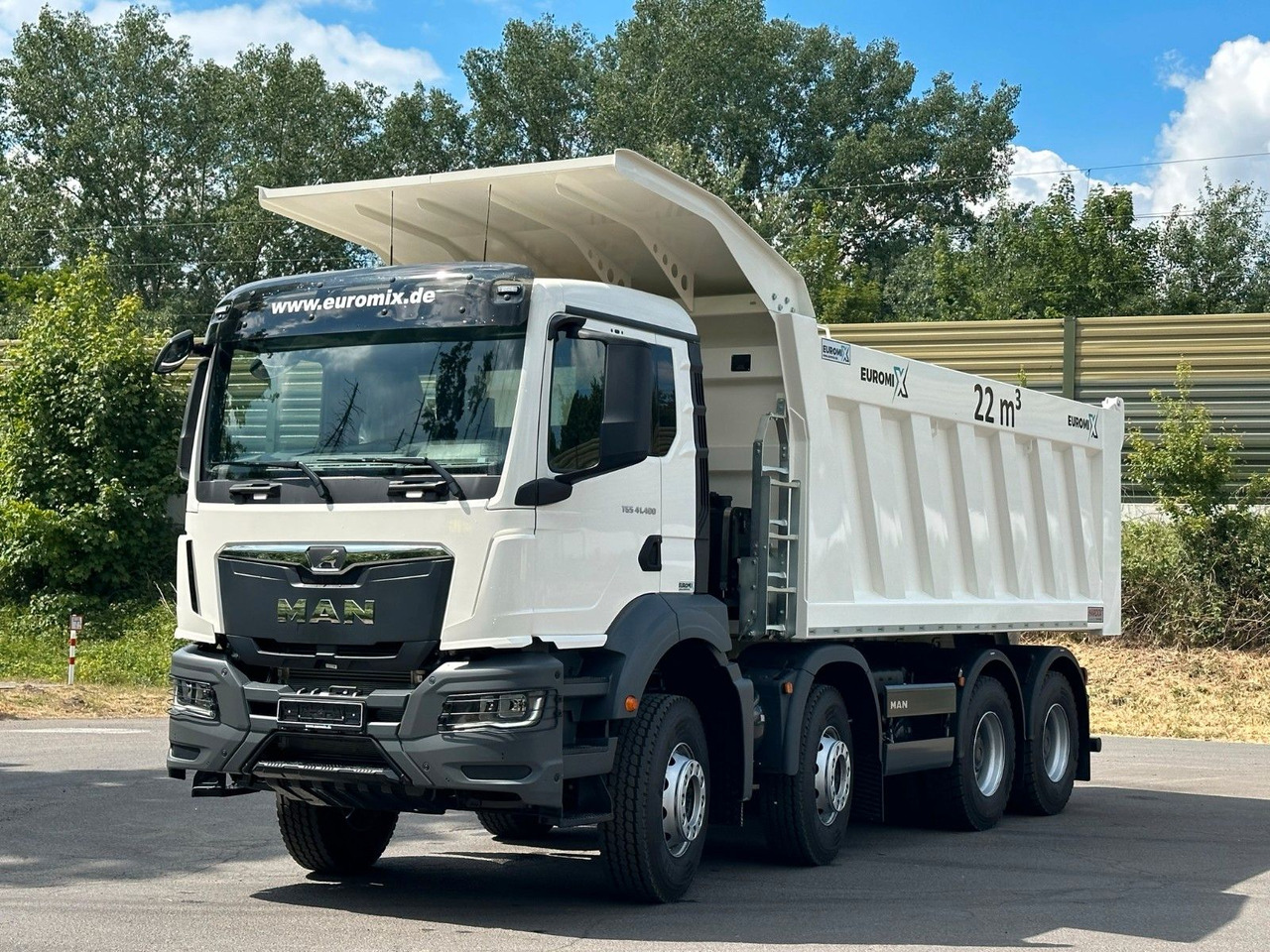 MAN TGS 41.440 8x4 EuromixMTP 22m³ Eckige Mulde - Damperli kamyon: fotoğraf 2 MAN TGS 41.440 8x4 EuromixMTP 22m³ Eckige Mulde - Damperli kamyon: fotoğraf 2